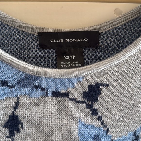Club Monaco Cropped Sweater - Picture 2 of 6